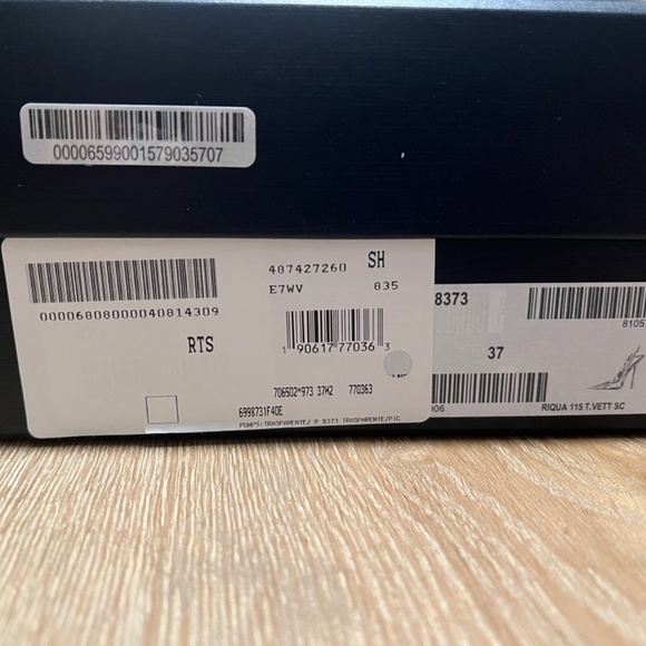 CHICA PVC AND SATIN SLINGBACK PUMPS IN BLUE - Picture 4 of 5